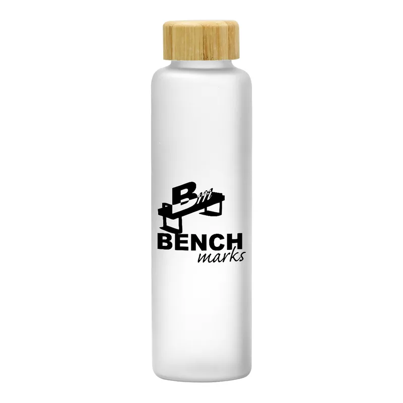 20 Oz. Belle Glass Bottle With Bamboo Lid