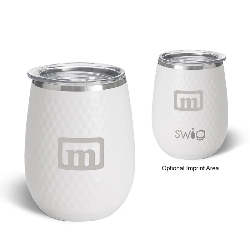 14oz. Swig Life Golf Stainless Steel Stemless Wine Tumbler