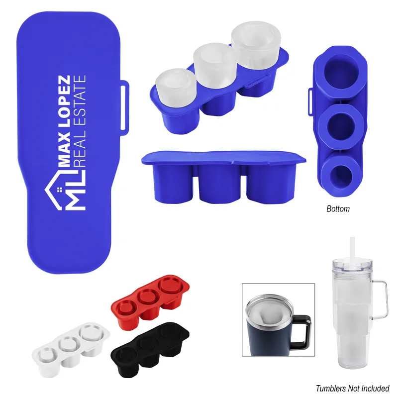 Intrepid Hollow Ice Cube Mold For 40 Oz. Tumblers