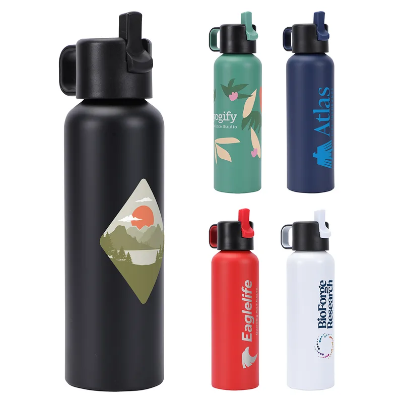 Alamo 27 oz Recycled Aluminum Bottle view 6
