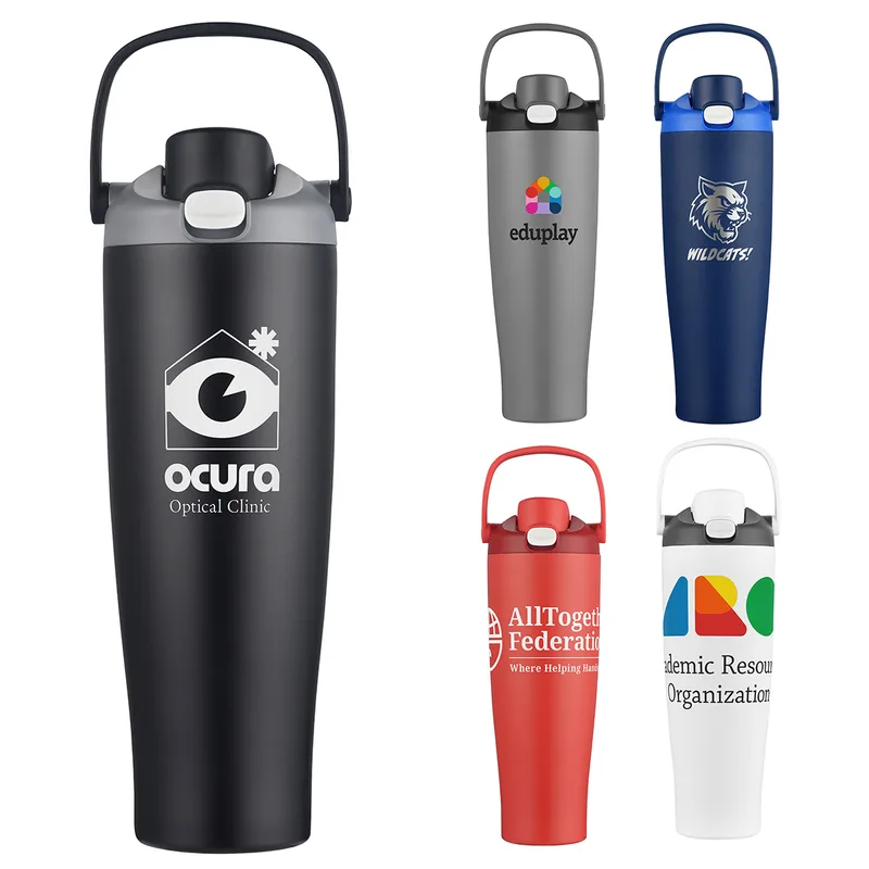 Siren 40 oz Recycled Stainless Steel Vacuum Tumbler view 6