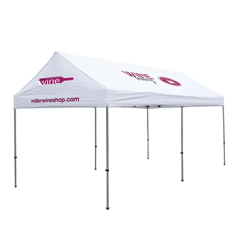 10' x 20' Gable Tent Kit (Full-Color Imprint, 4 Locations) view 2
