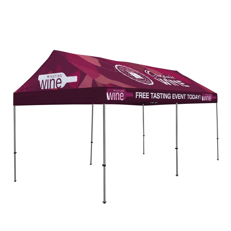 10' x 20' Gable Tent Kit (Dye Sub Full-Color Full-Bleed) view 2