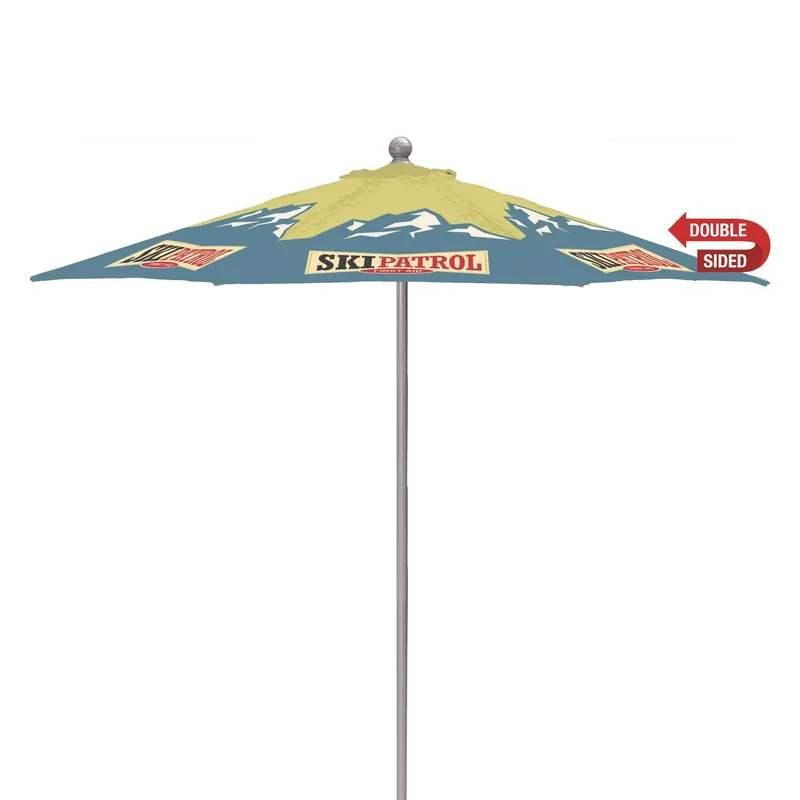 9' Deluxe Market Umbrella Double-Sided Dye Sub Kit view 2