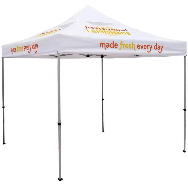 10' Deluxe Tent, Vented Canopy (Imprinted, 4 Locations) view 2