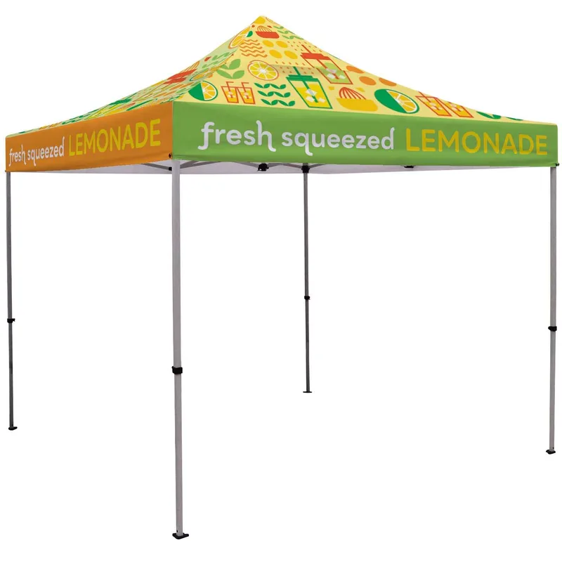 10' Deluxe Tent Kit with Vented Canopy Full-Bleed Dyesub view 2