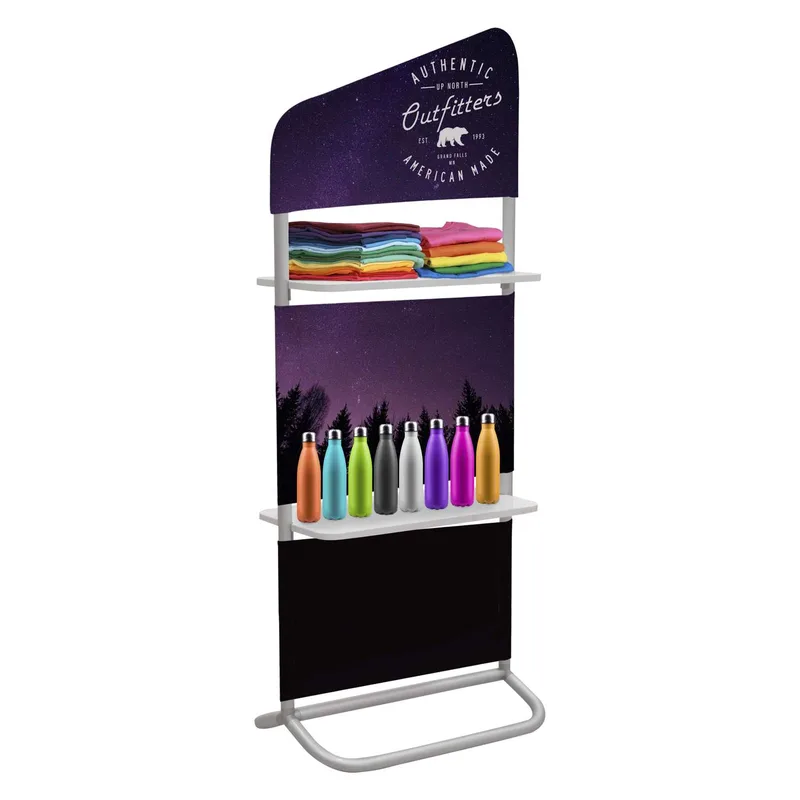 2' x 59" EuroFit Evolution Two-Shelf Incline Wall view 2