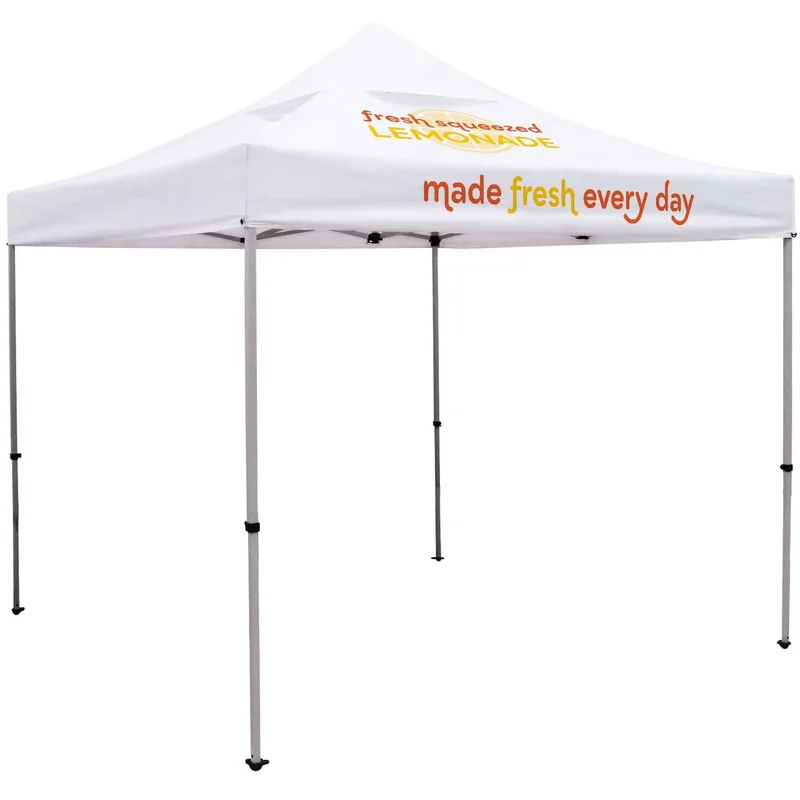 10' Deluxe Tent, Vented Canopy (Imprinted, 2 Locations) view 2