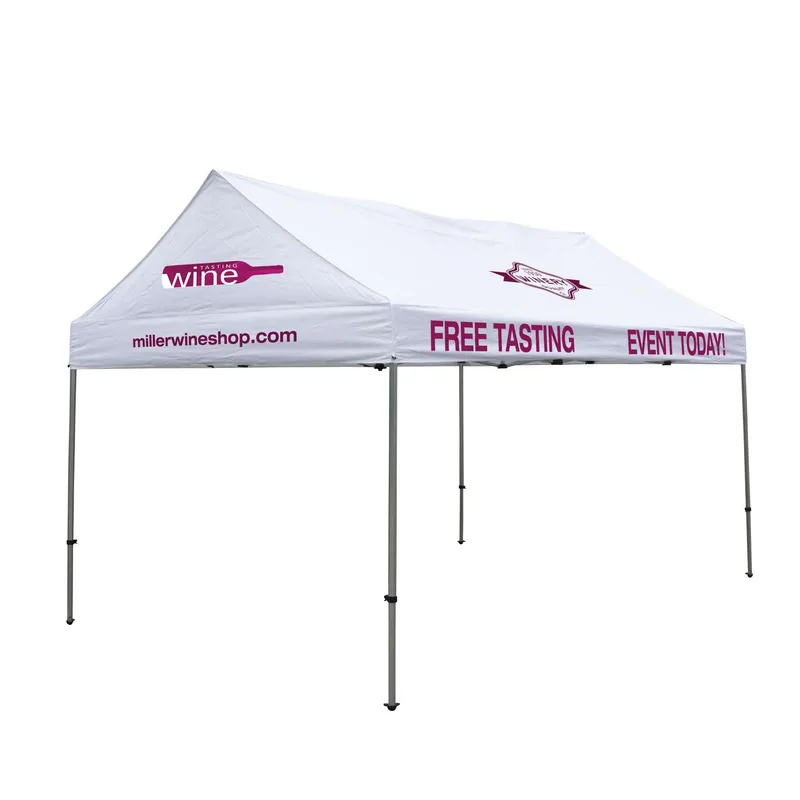 10' x 15' Gable Tent Kit (Full-Color Imprint, 5 Locations) view 2