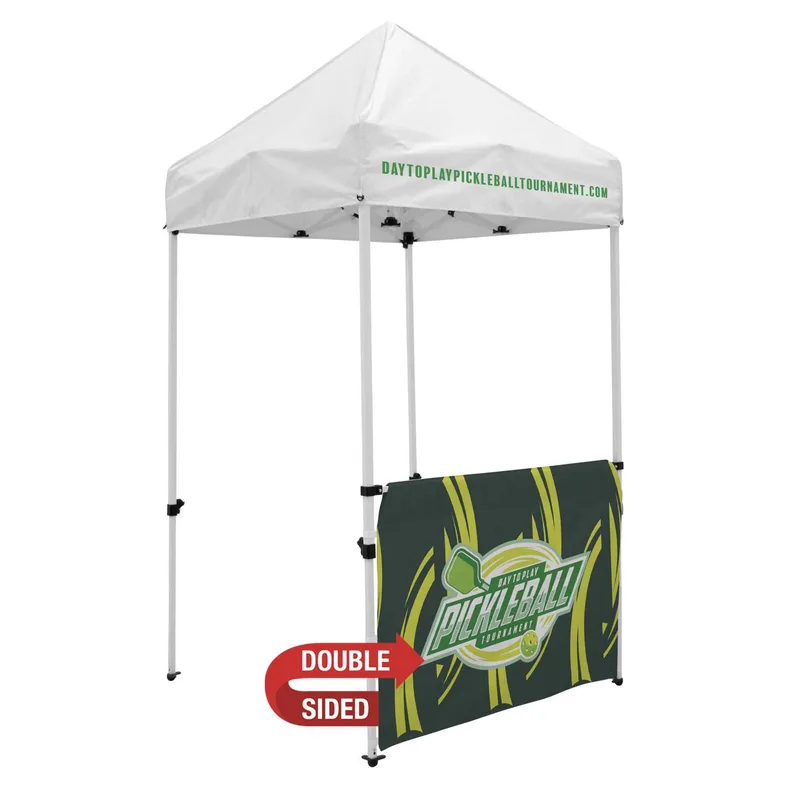5' Economy Tent Half Wall Kit (Dye Sublimated, Double-Sided) view 2
