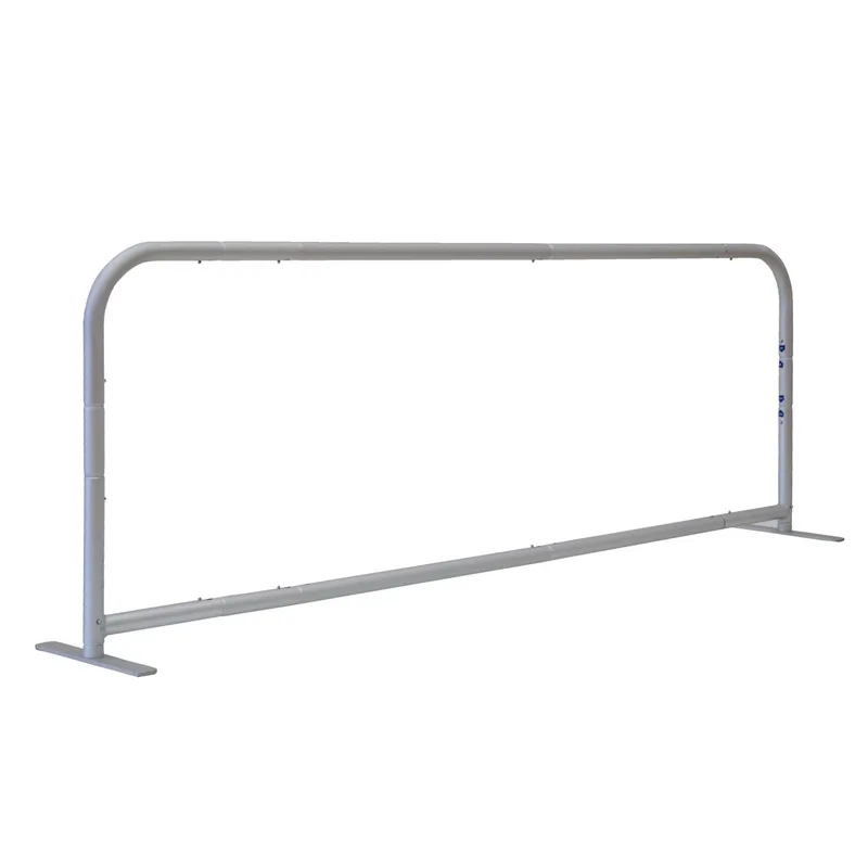 6'W x 2'H EuroFit Tabletop Straight Wall Hardware view 2