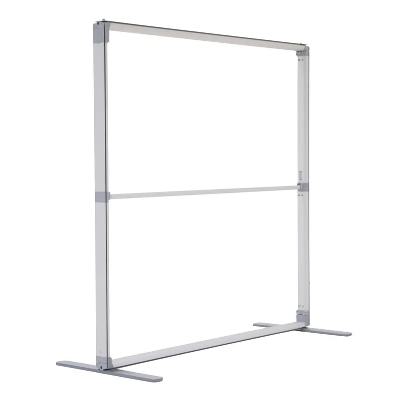 Journey SEG Half Wall Hardware With 90 Degree Connectors view 2