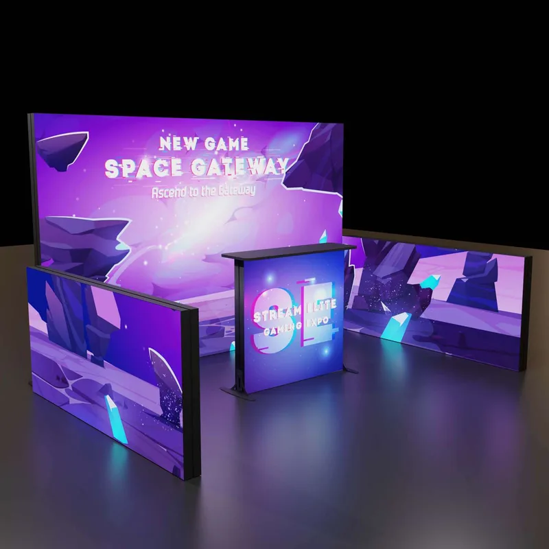 8'H Astra Modular Booth Kit 1 view 2