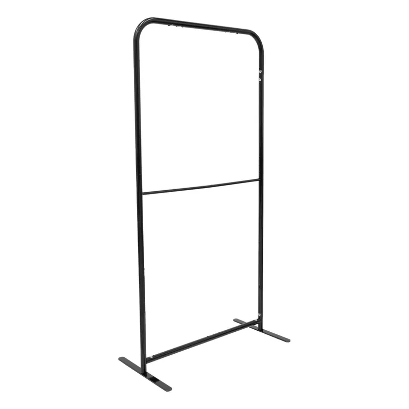 3'W x 72"H LiteWay EuroFit Straight Wall Hardware view 2