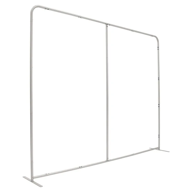 10'W x 90"H EuroFit Straight Wall Hardware view 2
