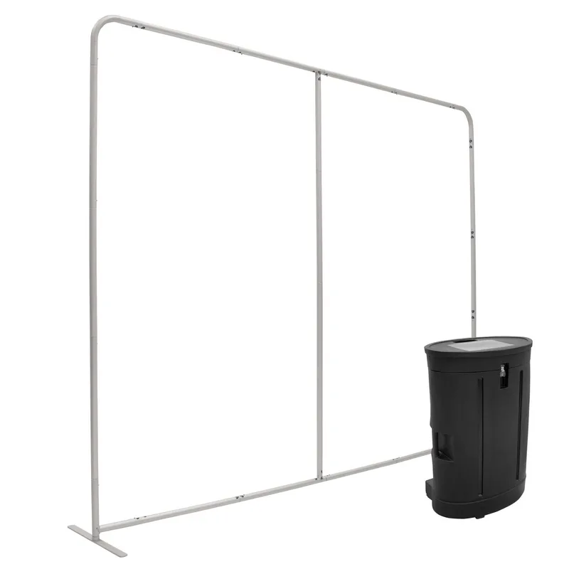 10'W x 90"H EuroFit Straight Wall Plus Hardware Kit view 2