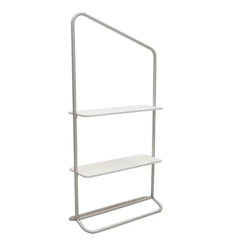 3' x 71" EuroFit Evolution Two-Shelf Incline Hardware view 2