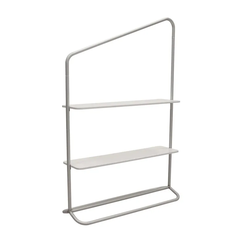4' x 71" EuroFit Evolution Two-Shelf Incline Hardware view 2