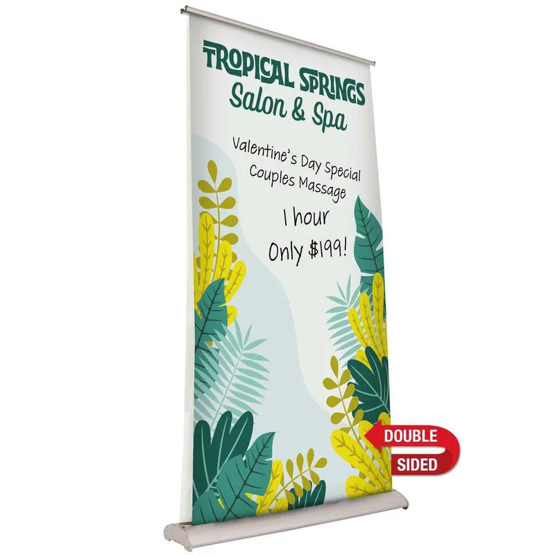 46.5" Deluxe Pro Retractor (2-Banner, Dry-Erase) view 2