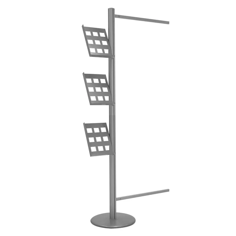 Flex Banner Display Single-Banner w/Lit Racks Hardware view 2
