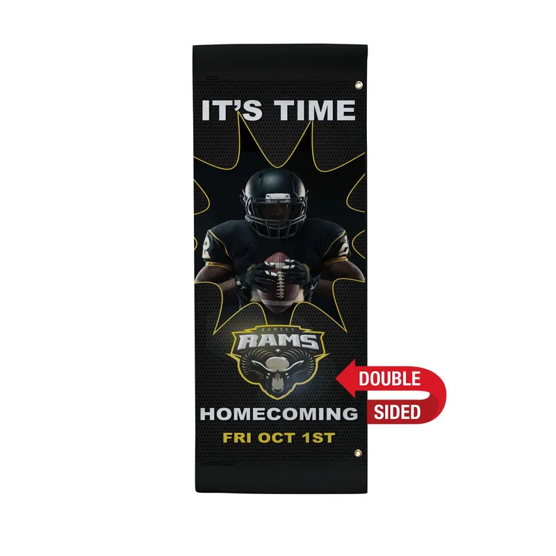 18" x 48" Vinyl Boulevard Banner Double-Sided view 2