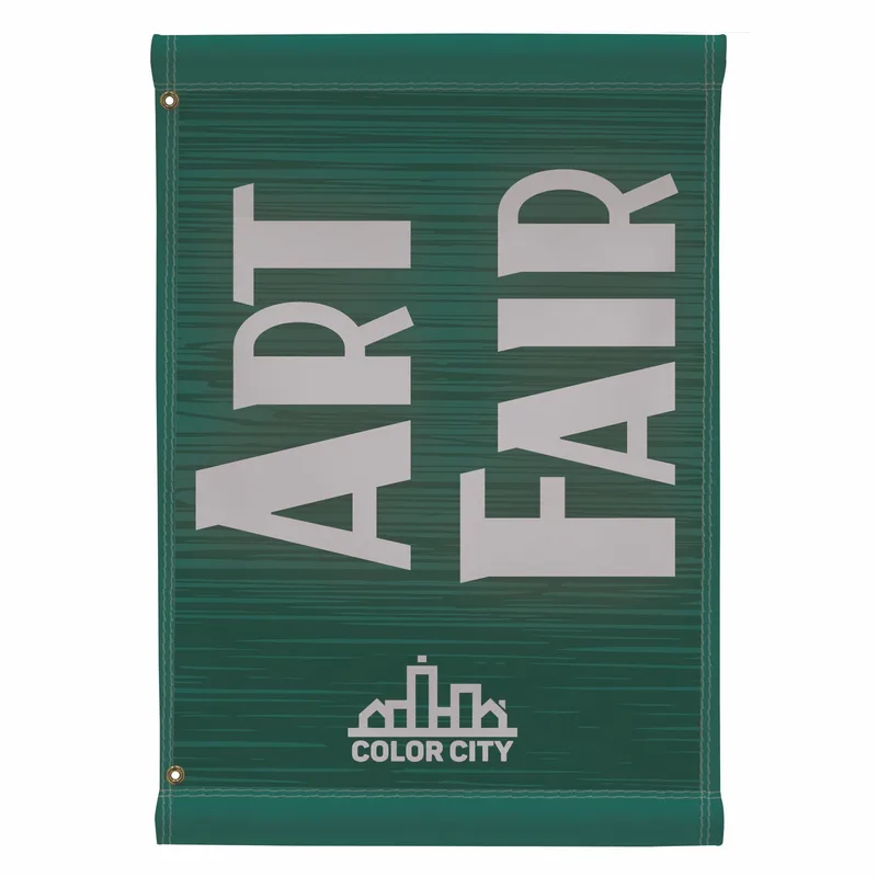 24" x 36" Nylon Boulevard Banner Single-Sided view 2