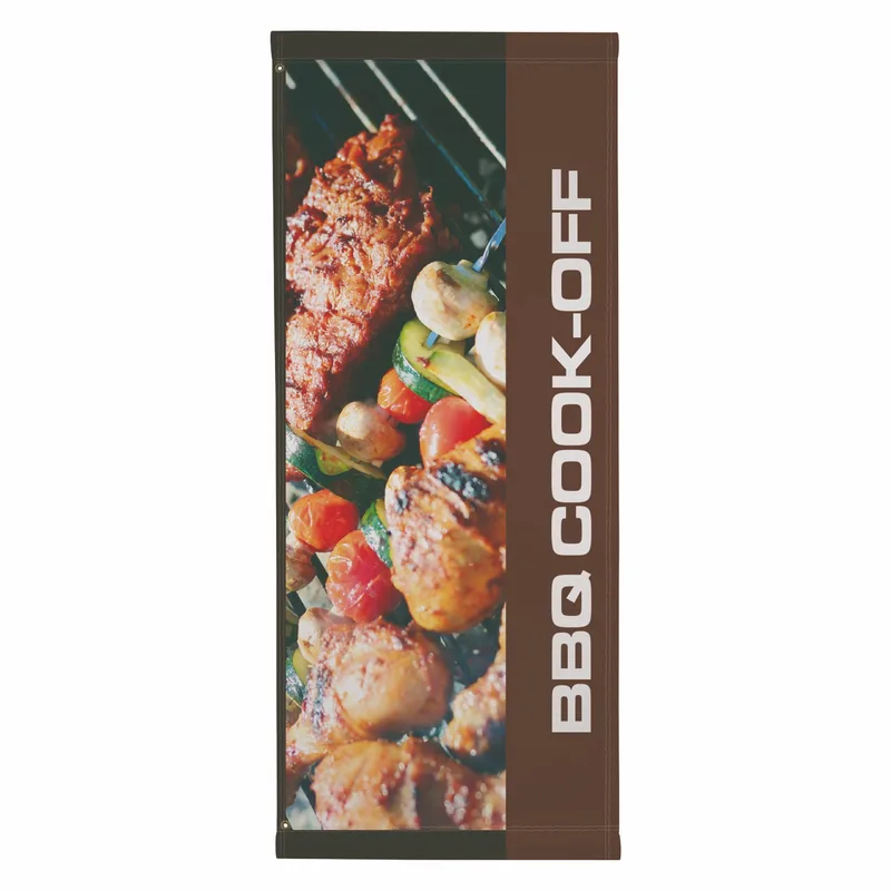 30" x 72" Nylon Boulevard Banner Single-Sided view 2