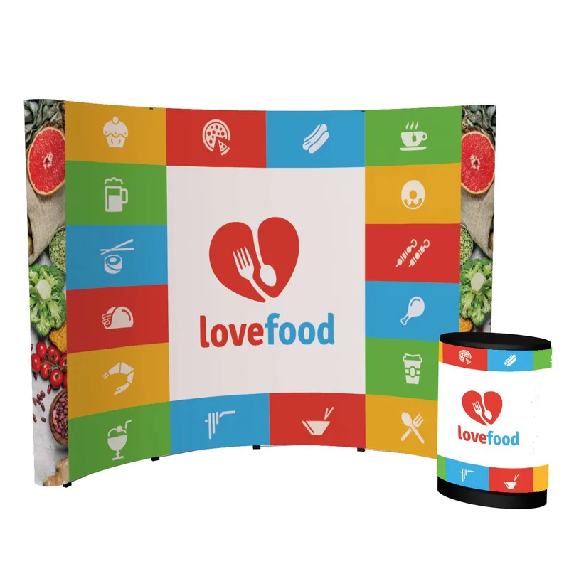 10' Echo Pop-Up Display Kit (Mural) view 2