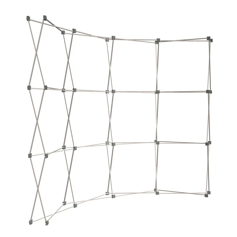 10' Curved Show 'N Rise Floor Display Frame Only view 2