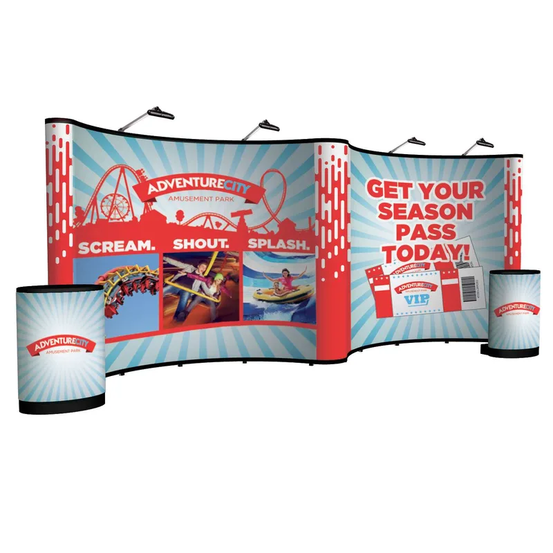 20' Gullwing Show 'N Rise Floor Display Kit (Full Mural) view 2