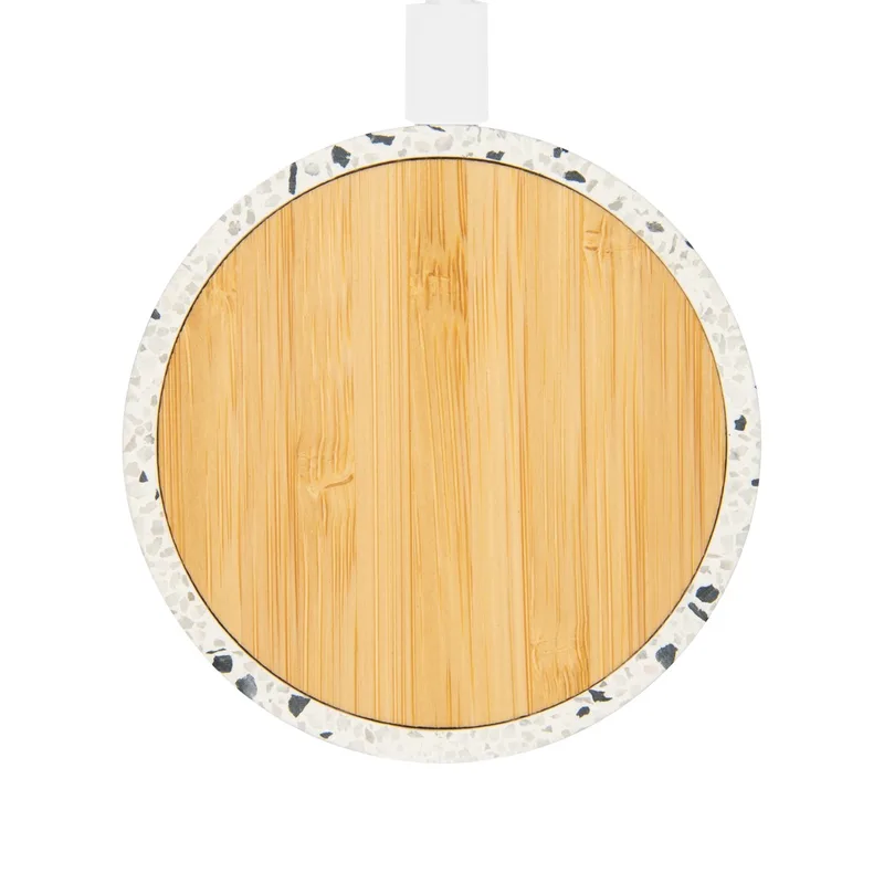 10w Speckle & Bamboo Wireless Charger view 3