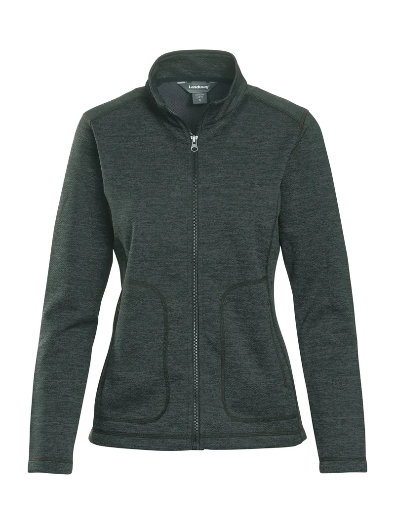 Ladies' Summit Textured Knit Jacket view 3