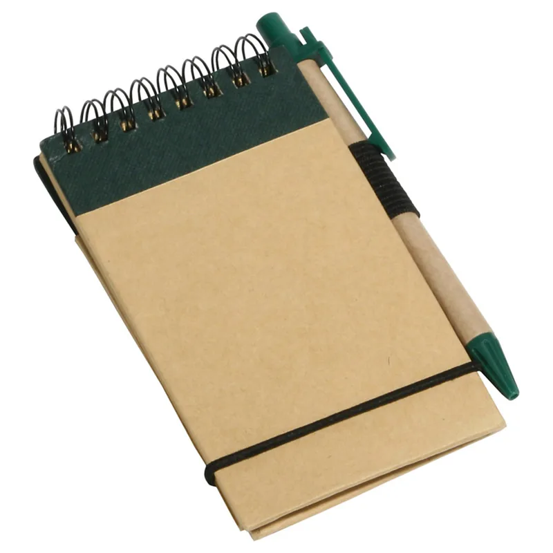 Think Green Recycled Notepad & Pen view 7