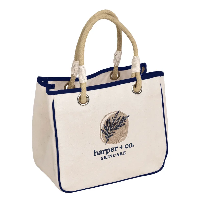 Rope Tote with Embroidery view 4