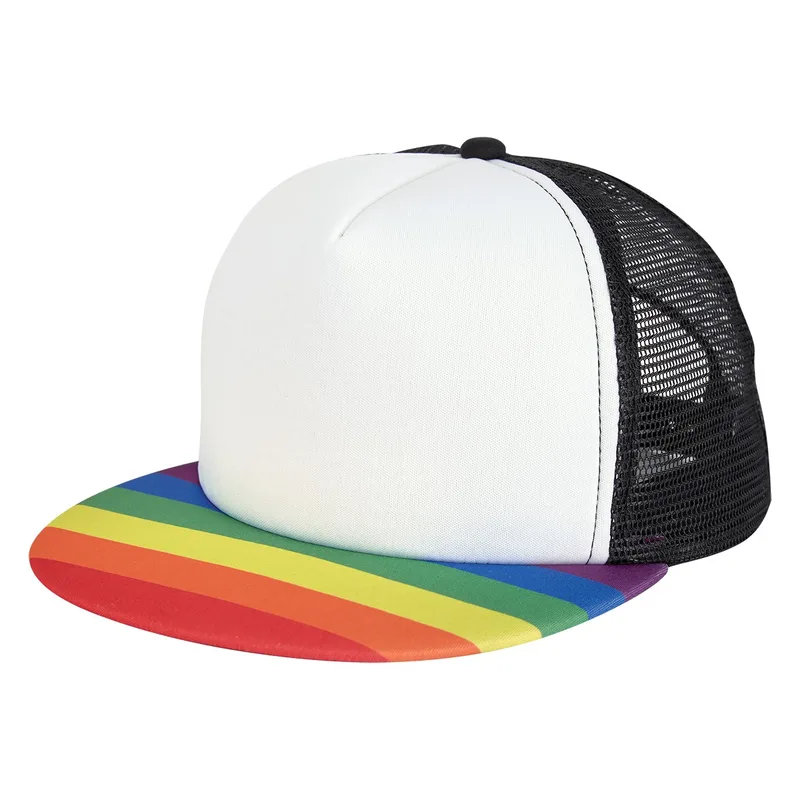 Rainbow Trucker Cap view 3
