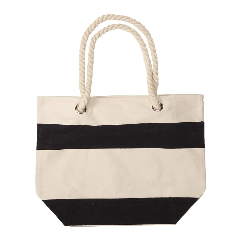 16 Oz. Portsmouth Cotton Canvas Beach Tote view 3