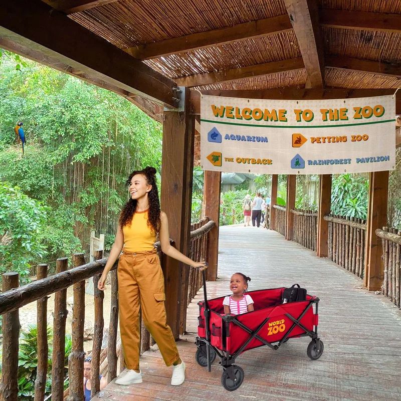 Compact Folding Wagon Plus Double Sided view 2