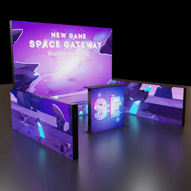 8'H Astra Modular Booth Kit 1 view 4