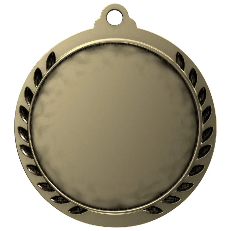 Antique Pickleball Wreath Award Medallion (1-3/4") view 2