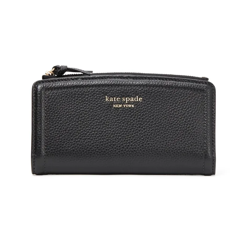 kate spade new york Knott Zip Slim Wallet - Black