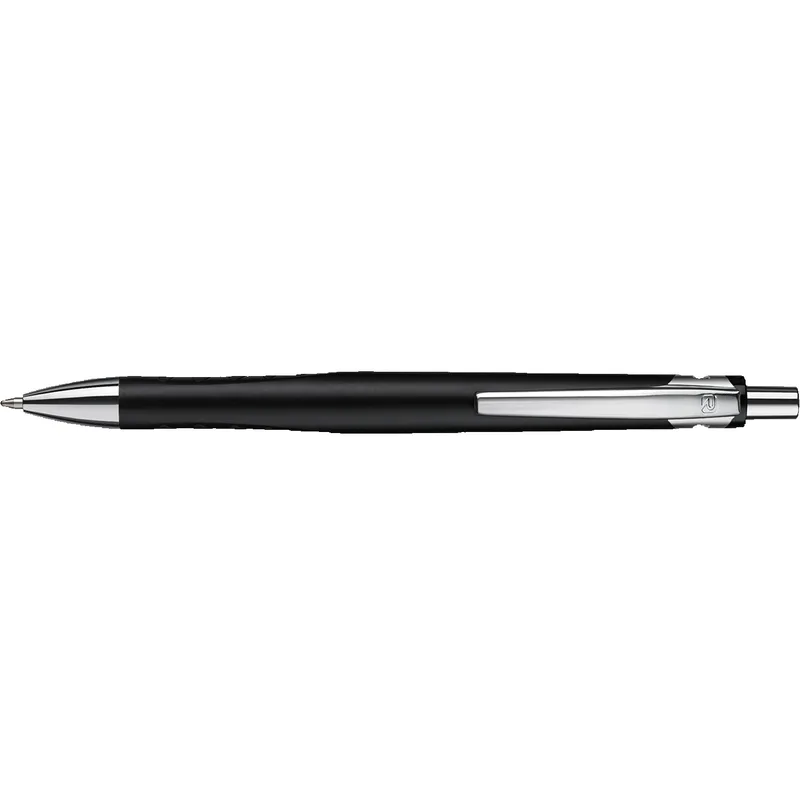 Metallic Black/Silver Blank Front View