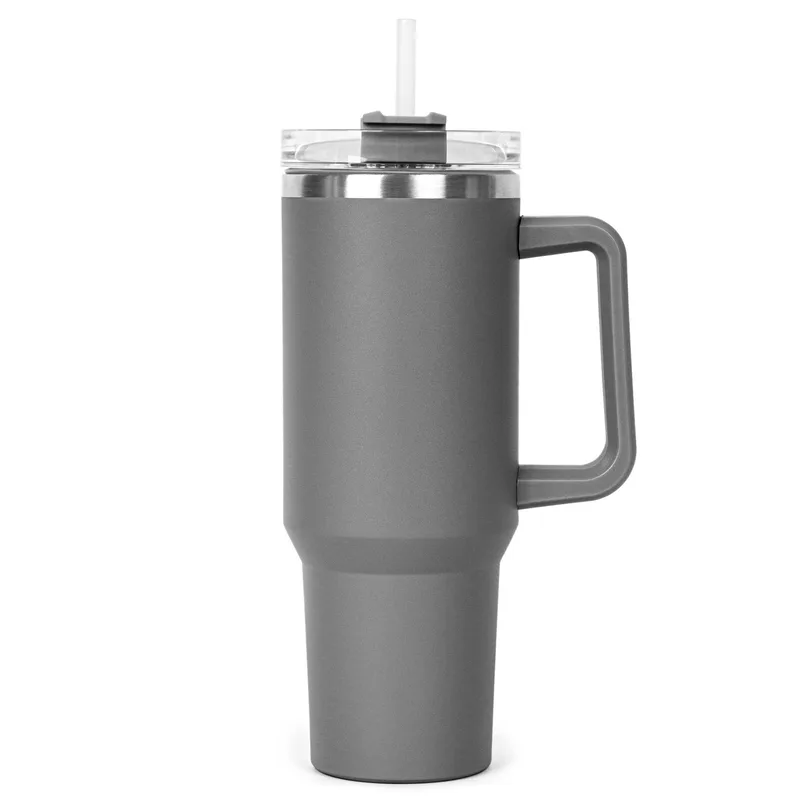 40 Oz. The Hippo Mug & Straw Lid With Twist Closure view 7
