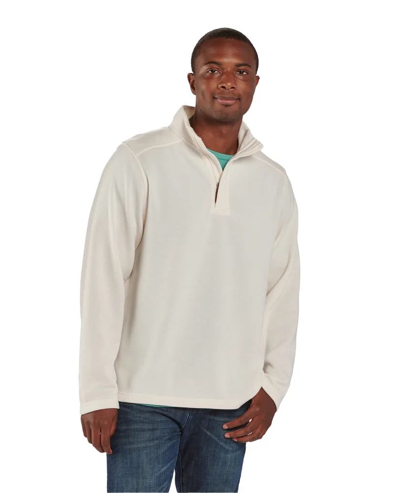 BOXERCRAFT Men's Sullivan Sweater Fleece Quarter-Zip Pullover view 4