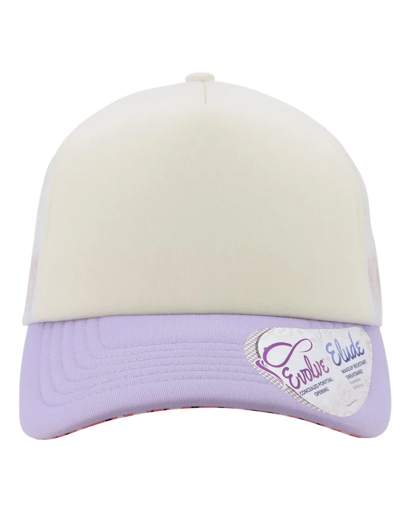 Ivory White/Lavender Purple/White