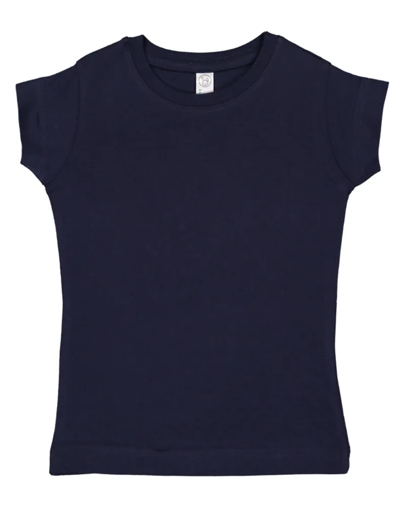 Rabbit Skins Toddler Girls' Fine Jersey T-Shirt view 6
