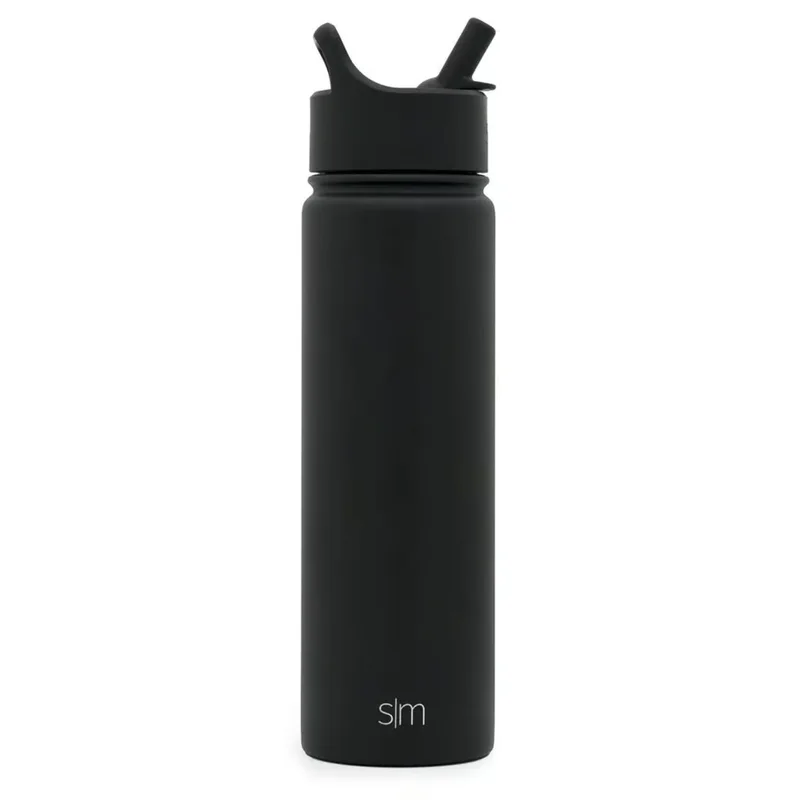 22 oz Simple Modern® Stainless Steel Insulated Water Bottle w/ Straw Lid view 2
