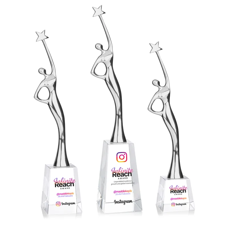 VividPrint™, Silver, Clear
