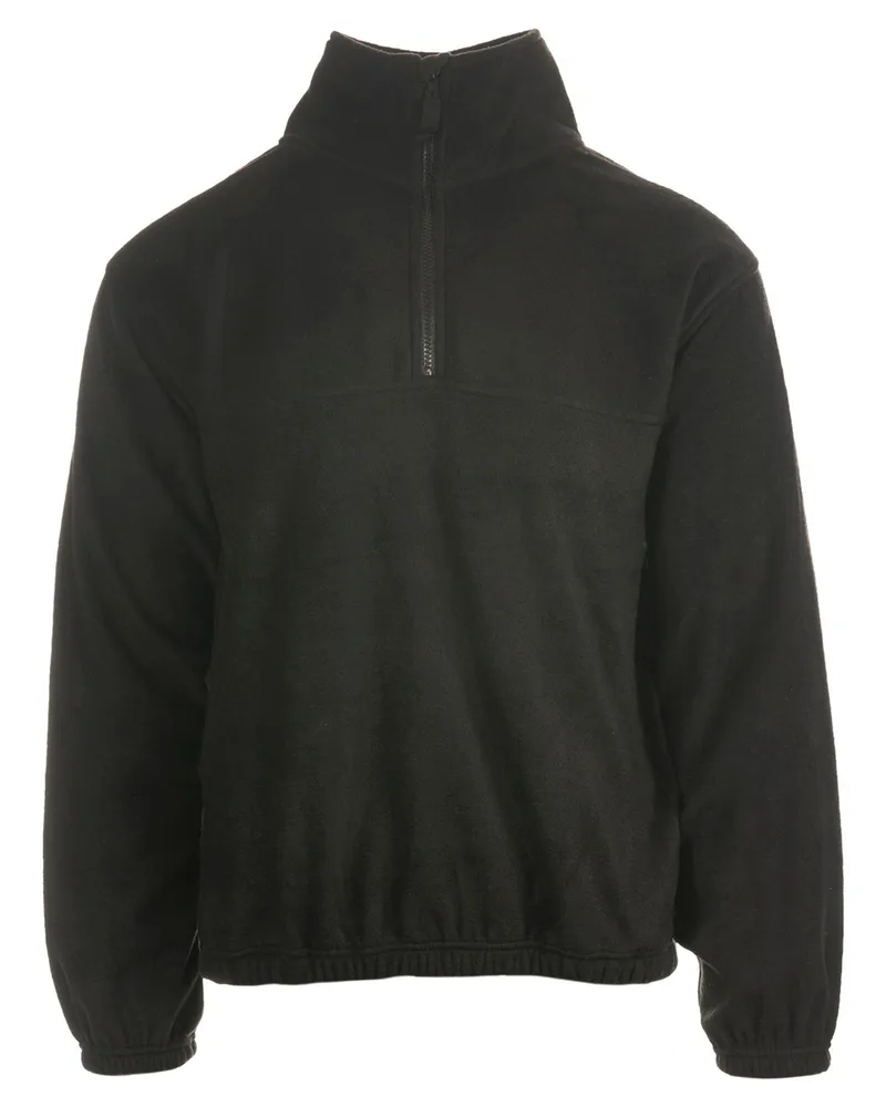 Burnside Men's Quarter-Zip Polar Fleece Pullover view 4