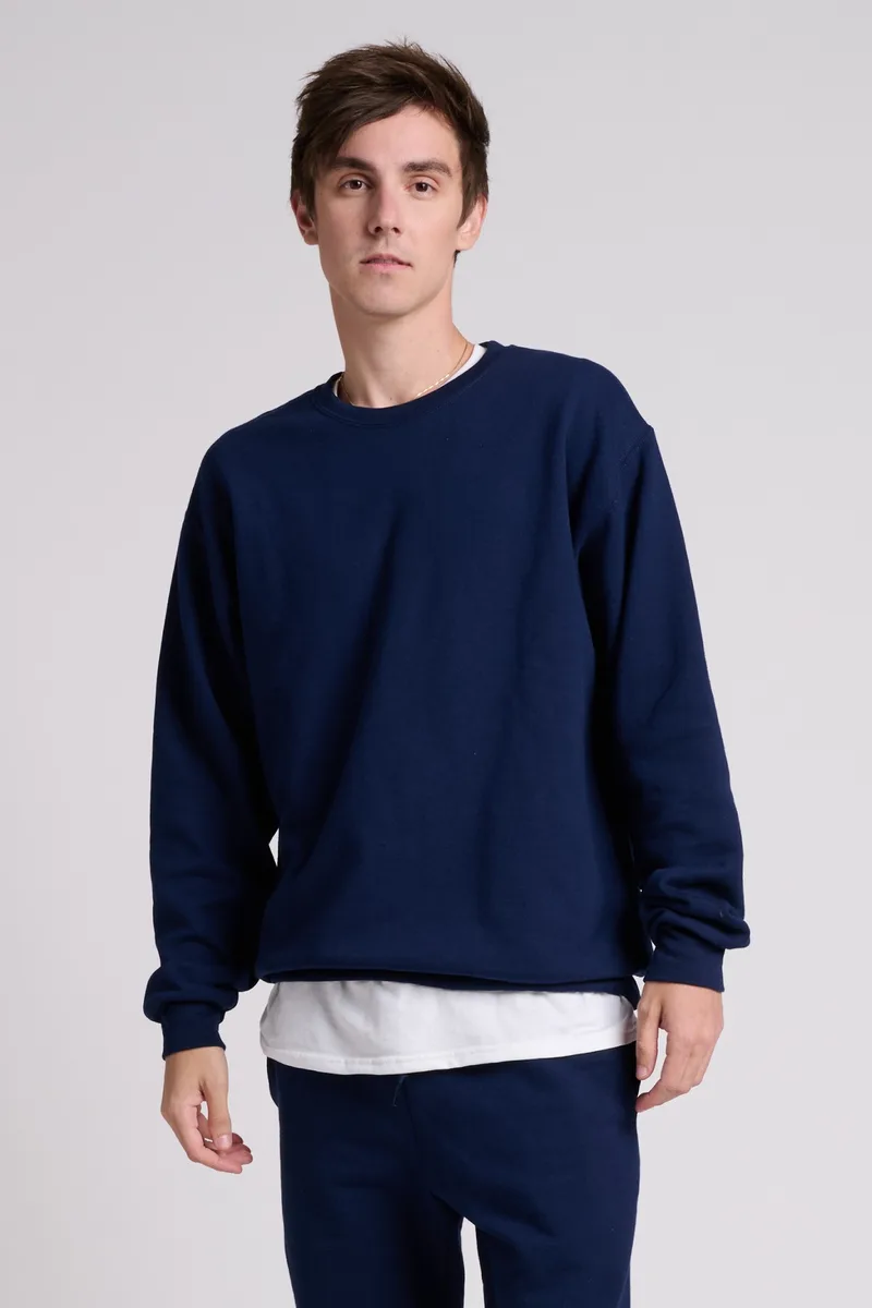 Jerzees Ultimate™ Unisex CVC Ring Spun Crewneck Sweatshirt view 5