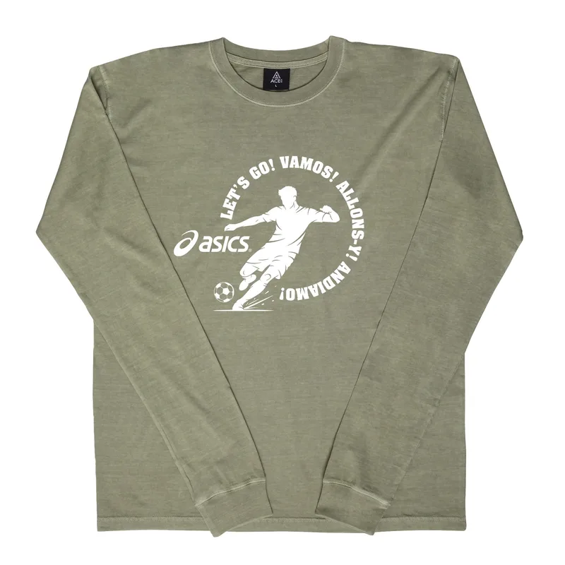 Soccer ACE Vintage Wash Long Sleeve tee view 7